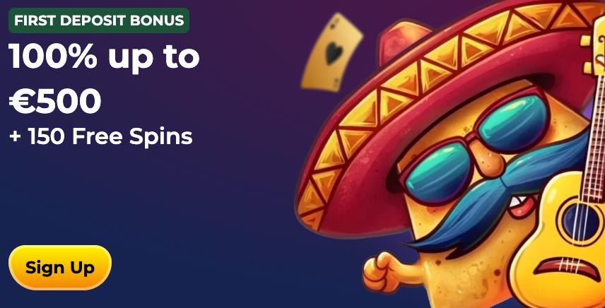Πακέτο Καλωσορίσματος Casinacho: 100% έως €1.500